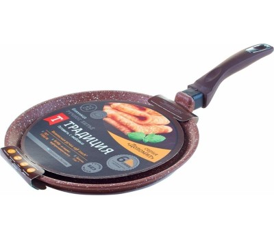 Сковорода ТРАДИЦИЯ ТД6221 блинная литой алюм. 22см. Доломит