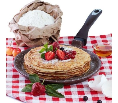 Сковорода ТРАДИЦИЯ ТД6221 блинная литой алюм. 22см. Доломит