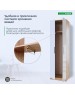 Шкаф МЕБЕЛЬ-КОМПЛЕКС Нордик Шкаф 2-х створчатый с выдвижной штангой Дуб сонома/Белая Аляска