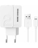 СЗУ MORE CHOICE (4627151191928) NC46i СЗУ 2USB 2.4A для 8-pin - 1м White Grey