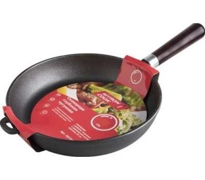 Сковорода MYRON COOK XG726N чугунная глуб 26см