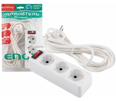Удлинитель ENGY Удлинитель с выключателем 