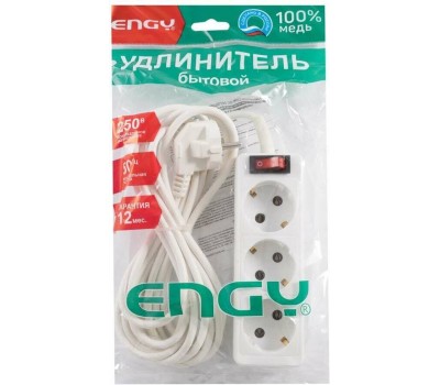 Удлинитель ENGY Удлинитель с выключателем 