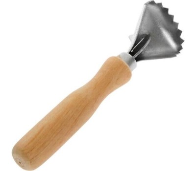 Рыбочистка MALLONY Рыбочистка с деревянной ручкой, с ножом,155 мм, бук (003869)