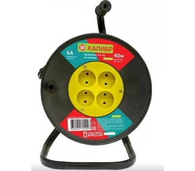 Удлинитель КАЛИБР Удлинитель на катушке УСК-40 (2х0,75)