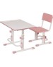 Стул POLINI Стул для школьника регулируемый Polini kids City / Polini kids Smart L, белый-розовый (1кор)