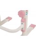 Стул POLINI Стул для школьника регулируемый Polini kids City / Polini kids Smart L, белый-розовый (1кор)