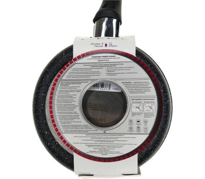 Сковорода НЕВА МЕТАЛЛ ПОСУДА L18120i а/пр литая 20см индукция Гранит 550000517