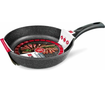 Сковорода НЕВА МЕТАЛЛ ПОСУДА L18120i а/пр литая 20см индукция Гранит 550000517