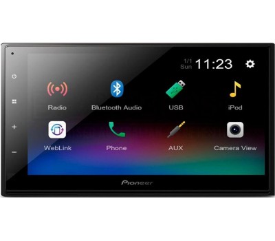 Автомагнитола 2 DIN PIONEER DMH-A345BT