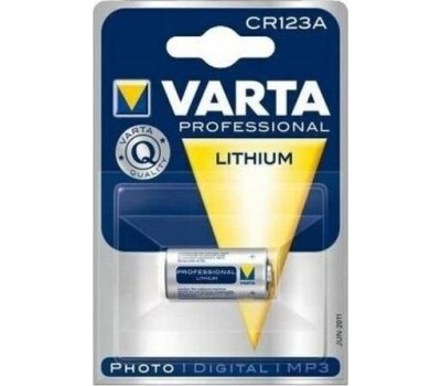 VARTA Батарея Professional BL1 Lithium CR123A (1шт) блистер