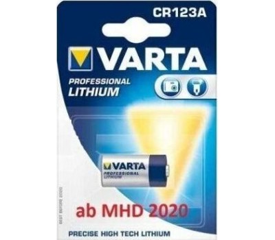 VARTA Батарея Professional BL1 Lithium CR123A (1шт) блистер