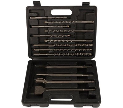 Бур KRANZ (KR-91-0409) Набор буров и долот SDS PLUS, 13 предметов