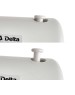 Вентилятор DELTA DL-005N, белый с зеленым ( 4 шт в упаковке)