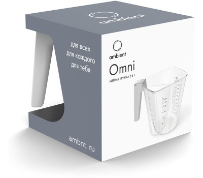 Кружка мерная AMBIENT AOM011SANGR