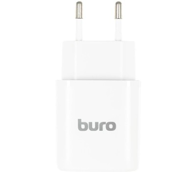 СЗУ BURO Сетевое зарядное устройство BUWG1, USB-A, 18Вт, 3A, белый [buwg18p100wh]