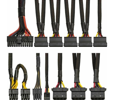 Exegate EX280577RUS-OEM Блок питания 500W Exegate 500PPH-OEM, 80+Bronze, ATX, black, APFC, 12cm, 24p, (4+4)p, 5*SATA, 3*IDE