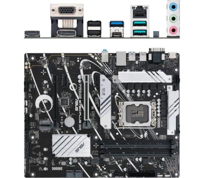 Материнская плата ASUS PRIME B760-PLUS (Socket 1700, ATX, 4xDDR5(192GB), DP/HDMI, 2xPCIe 4.0x16/1xPCIe 4.0, 1xLAN (2.5GbE), 4xSATA 6Gb/s, 3xM.2, 2xUSB 3.2, 4xUSB 2.0, 1xPS/2) 90MB1EF0-M1EAY0