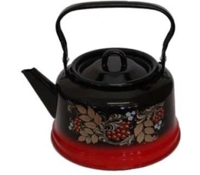 Чайник СИБИРСКИЕ ТОВАРЫ Чайник эмал 3,5л с рис закат дно