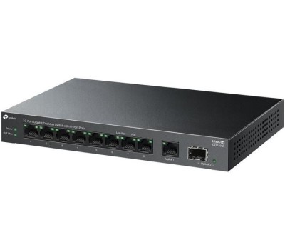 TP-LINK SMB TP-Link LS1210GP Настольный коммутатор с 9 гигабитными портами (8 портов PoE+) и портом SFP
