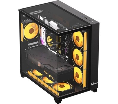 Корпус для ПК FORMULA Корпус mATX Crystal Z9M, Mini-Tower, без БП, черный [crystal z9m b]