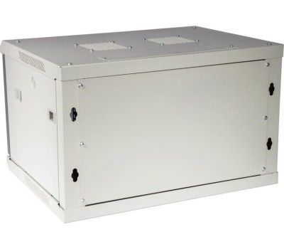 Электроника / Телекоммуникационные шкафы LANMASTER Шкаф коммутационный PRO TWT-CBWPG-4U-6X4-GY настенный, стеклянная передняя дверь, 4U, 600x279x450 мм