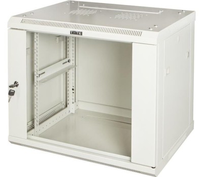 Электроника / Телекоммуникационные шкафы LANMASTER Шкаф коммутационный PRO TWT-CBWPG-4U-6X4-GY настенный, стеклянная передняя дверь, 4U, 600x279x450 мм