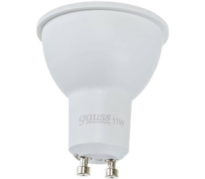 GAUSS Лампа LED GU10, софит, 11Вт, 13611, одна шт