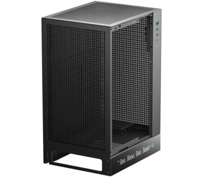 Корпус для ПК DEEPCOOL Корпус MiniTower CH170 Digital черный (mini-ITX, без БП, 2xUSB3.0+USB3.2, no fan) (R-CH170-BKNPI0D-G-1)