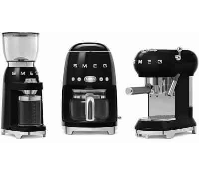 SMEG Кофемолка CGF11BLEU, черный