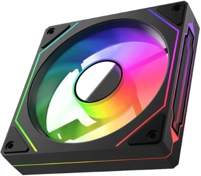 BLOODY Вентилятор CF-12 LCD 120мм, 4-pin, 1800об/мин, 11 - 32 дБ, ARGB, черный, Ret [cf-12-argb120-bk]