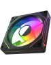 BLOODY Вентилятор CF-12 LCD 120мм, 4-pin, 1800об/мин, 11 - 32 дБ, ARGB, черный, Ret [cf-12-argb120-bk]