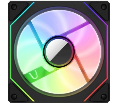 BLOODY Вентилятор CF-12 LCD 120мм, 4-pin, 1800об/мин, 11 - 32 дБ, ARGB, черный, Ret [cf-12-argb120-bk]