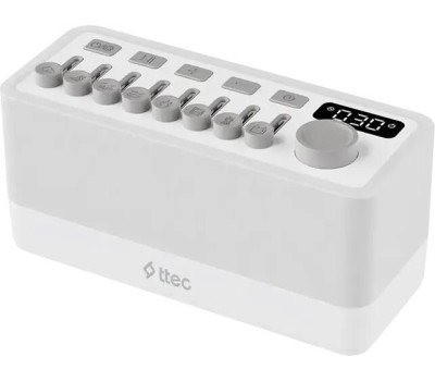 Колонка портативная TTEC Портативная Bluetooth-колонка Somno 3-in-1 Portable Bluetooth White Noise Speaker. Цвет: белый