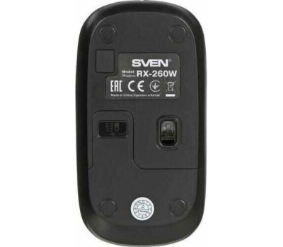 Мышь беспроводная SVEN RX-260W черный