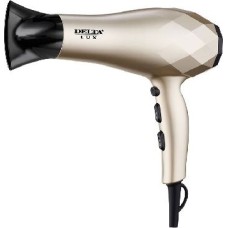 Фен DELTA LUX DL-0941 золотой с черным