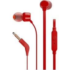 Наушники вкладыши проводные JBL TUNE 110 RED (JBLT110RED) [ПИ]