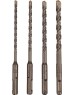 Бур KRANZ (KR-91-0405) Набор буров по бетону 5-6-8-10х160х100мм, 4 шт, в пластиковой коробке SDS PLUS