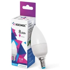 Лампа КОСМОС LkecLED8.5wCNE1465CN - 8.5W 174-265В E14 6500K