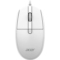 Мышь ACER Мышь проводная OMW401, оптическая, USB, 2000dpi, белый [zl.mceee.030]
