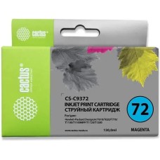 Картридж CACTUS Картридж CS-C9372, №72, фото пурпурный / CS-C9372