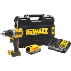 DEWALT Дрель-шуруповерт DCD800E1T-QW, 1.7Ач, с одним аккумулятором