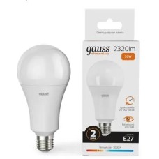 GAUSS Лампа LED E27, груша, 30Вт, A67, 10 шт. [73219]