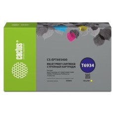Картридж CACTUS Картридж CS-EPT693400, T6934, желтый пигментный / CS-EPT693400