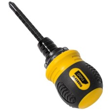 Отвертка DELI Двухсторонняя отвертка с трещеткой DL626010 PH2+SL6x85мм, сталь CrV, длина: 95-140 мм, диаметр хвостовика 6,3мм