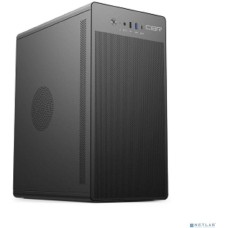 Корпус для ПК CBR Корпус mATX Minitower V285, без БП, 1*USB 3.0 Type-C, 1*USB 3.0, 1*USB 2.0, HD Audio+Mic, Black [PCC-MATX-V285-WPSU]