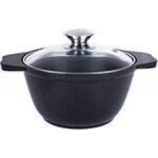 Кастрюля Kukmara 1 л, со стеклянной крышкой АП (к01а)