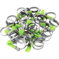 СИБРТЕХ Хомуты металлические элемент крепления с формой ключа 25-40 мм, 50 штук в упаковке 47551