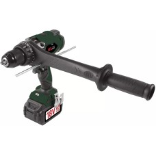 KLPRO Профессиональный аккумуляторный бесщеточный ударный шуруповерт KLDM18BHX-20 (18В, Li-ion-2шт, 2.0Ач, 150Нм, 2 скорости, подсветка, магнитная бита,З/У,в кейсе)