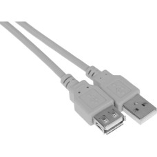 NONAME Кабель USB A(m) USB A(f) 3м серый